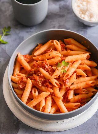 Ricetta Penne Al Baffo Zucchine E Speck Agrodolce