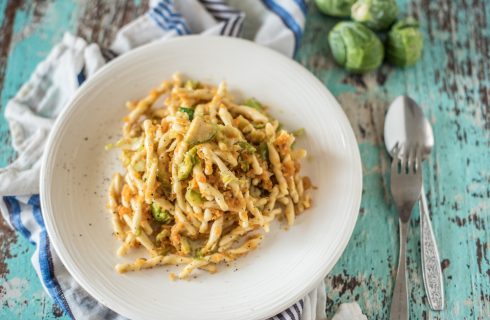 Ricetta Strozzapreti Carote E Cavoletti Di Bruxelles Primo Piatto Vegetariano Agrodolce