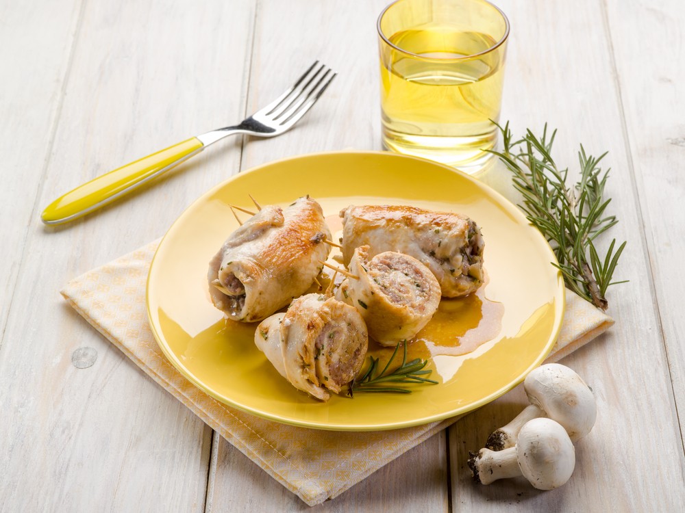 Ricetta Involtini di pollo e funghi | Agrodolce