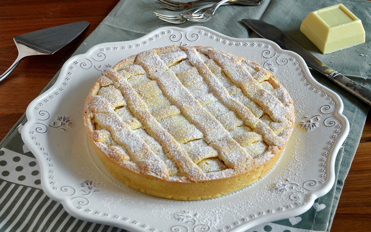 Ricetta Crostata ricotta e cioccolato bianco | Agrodolce