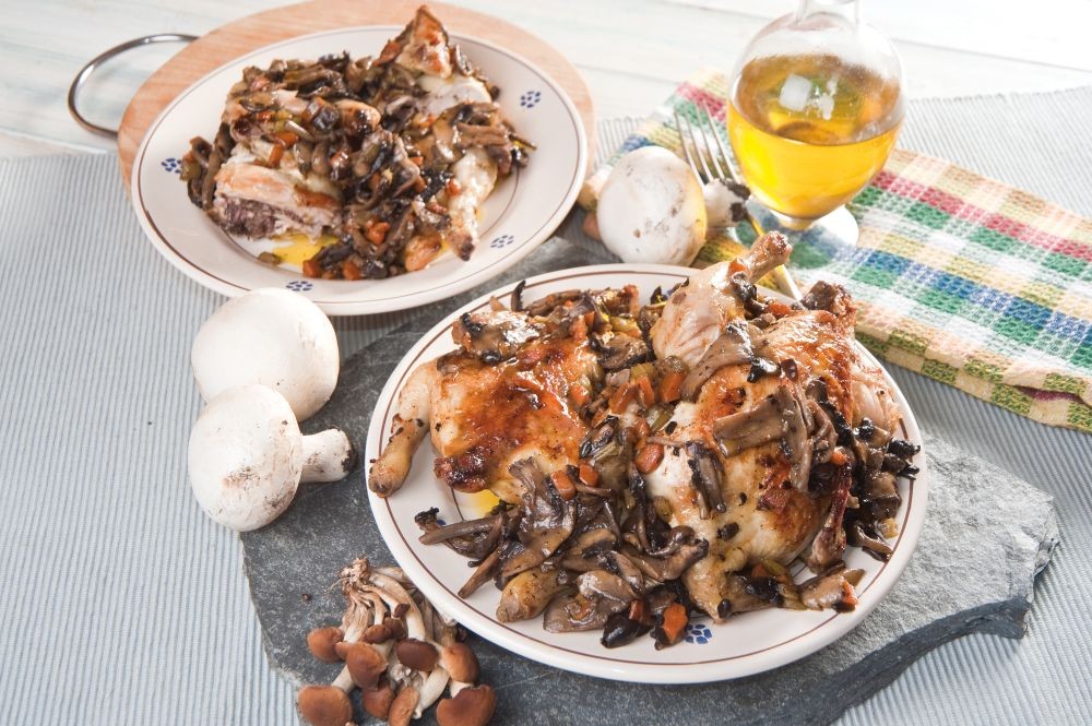 Funghi galletti autunnali alla birra Ricetta- Agrodolce