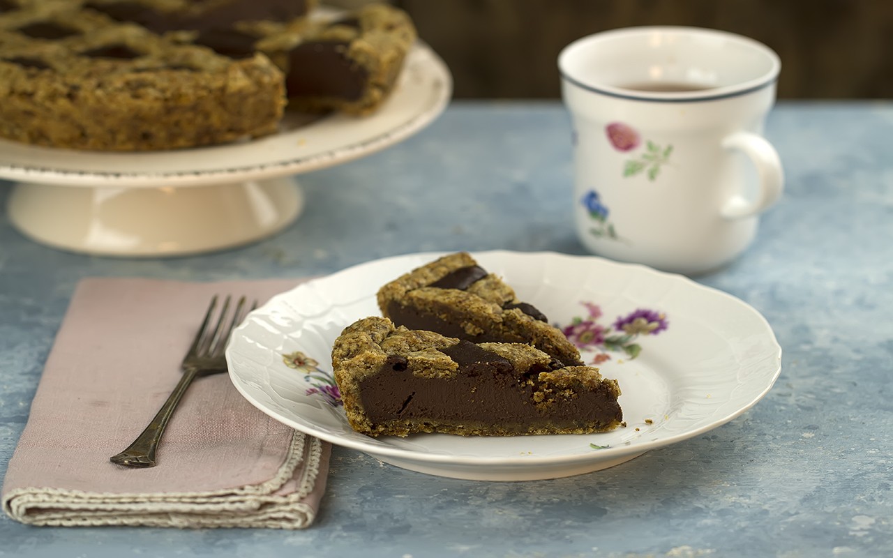 Ricetta Crostata Al Cioccolato Con Frolla Al Caffe Agrodolce