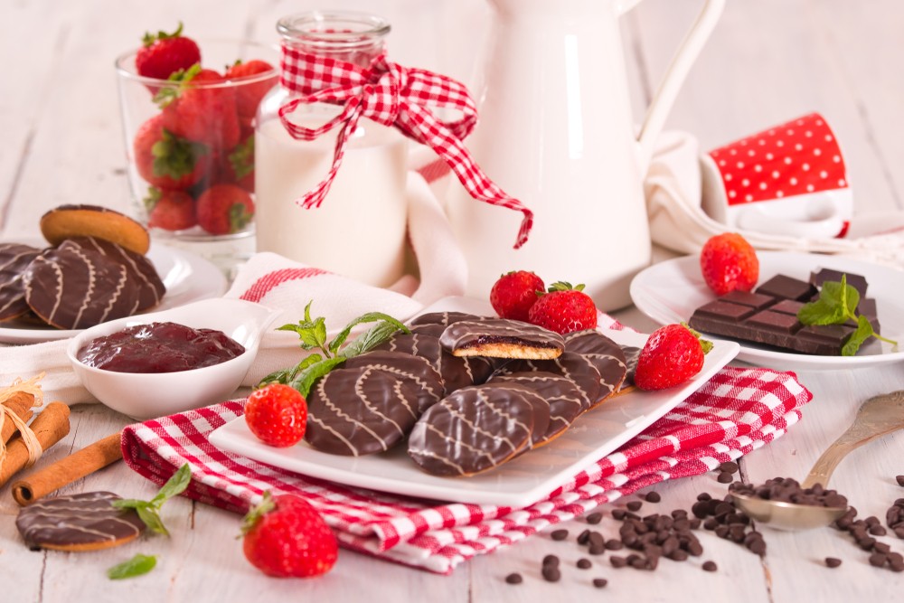 Ricetta Biscotti Cioccolato E Fragole Agrodolce