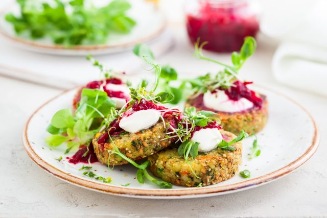 hamburger di quinoa