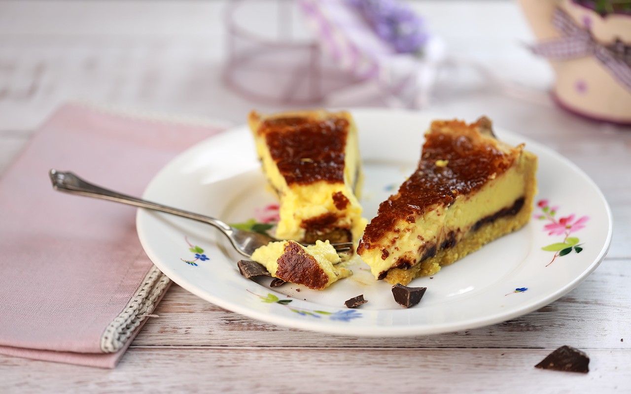 Ricetta Crostata Al Mascarpone E Cioccolato Agrodolce