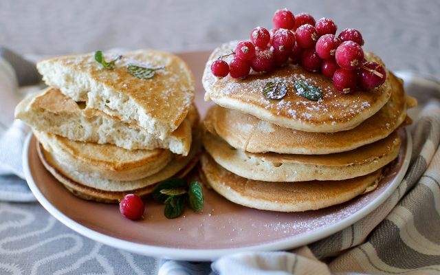 Pancake proteici con farina d’avena