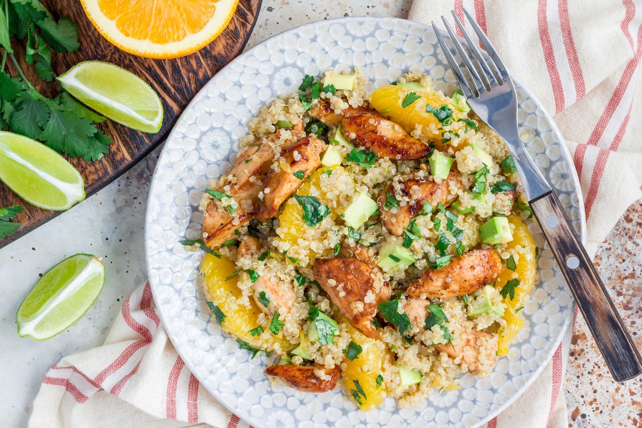 Cous cous invernale (pollo e arancia)