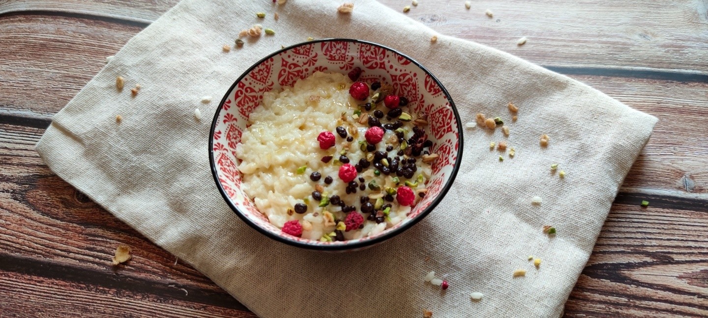 Ricetta Crema di riso con proteine in polvere: lo spezzafame fit
