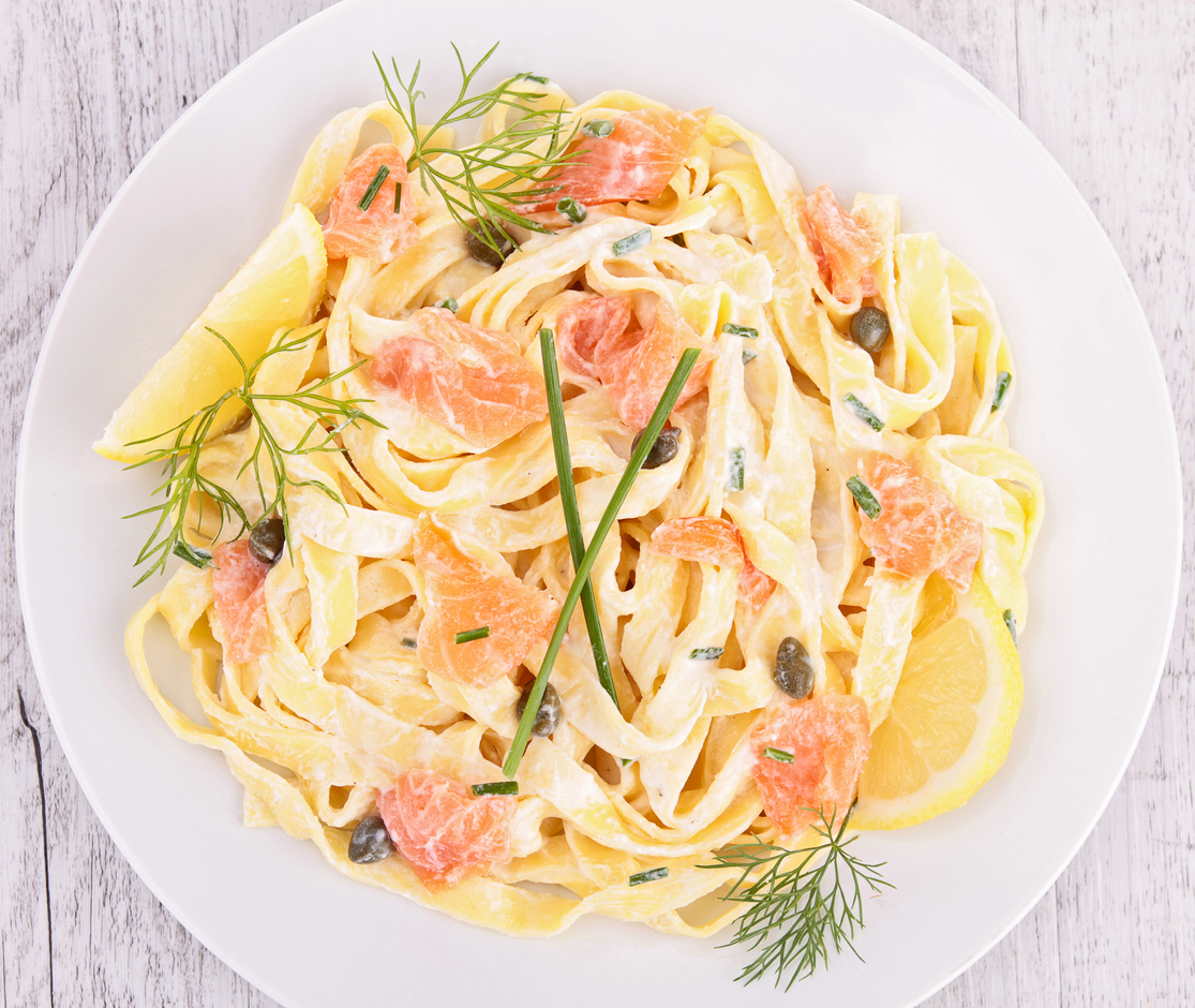 Tagliatelle al salmone