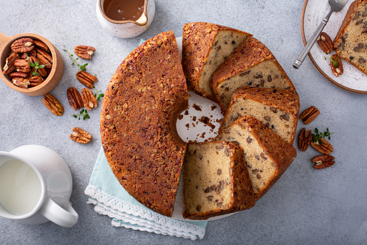 Ciambellone con noci pecan