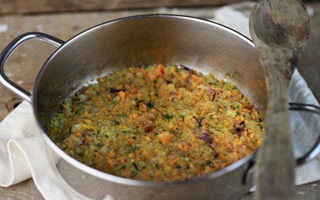 Soffritto per ragù di coniglio