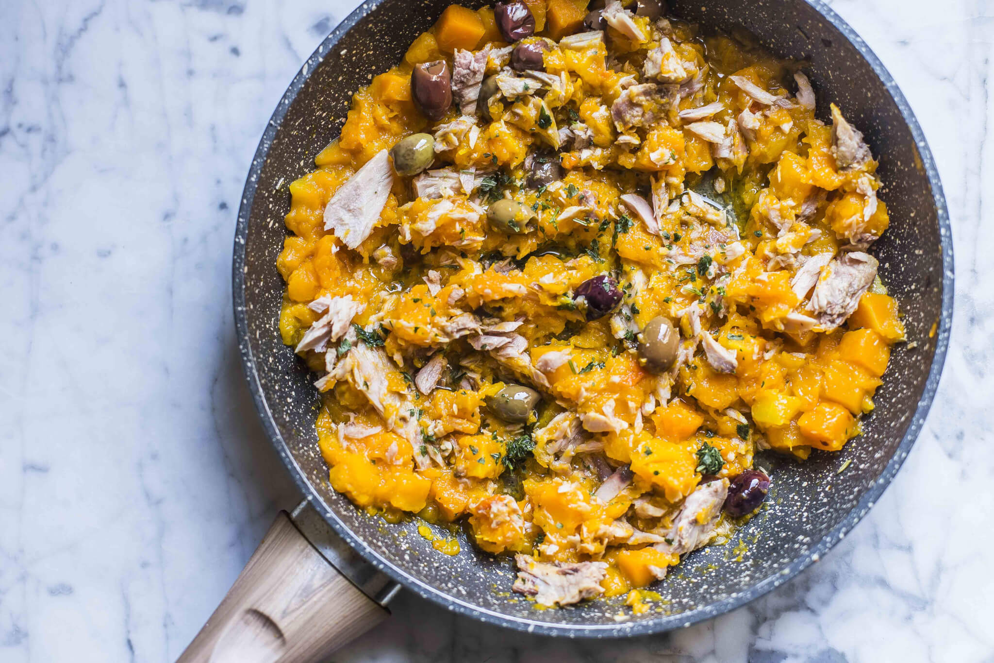 Sugo pasta tonno e zucca