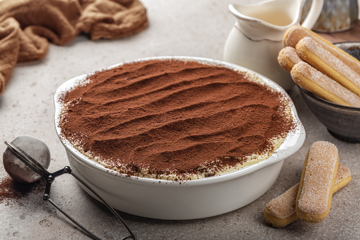 Tiramisù senza mascarpone