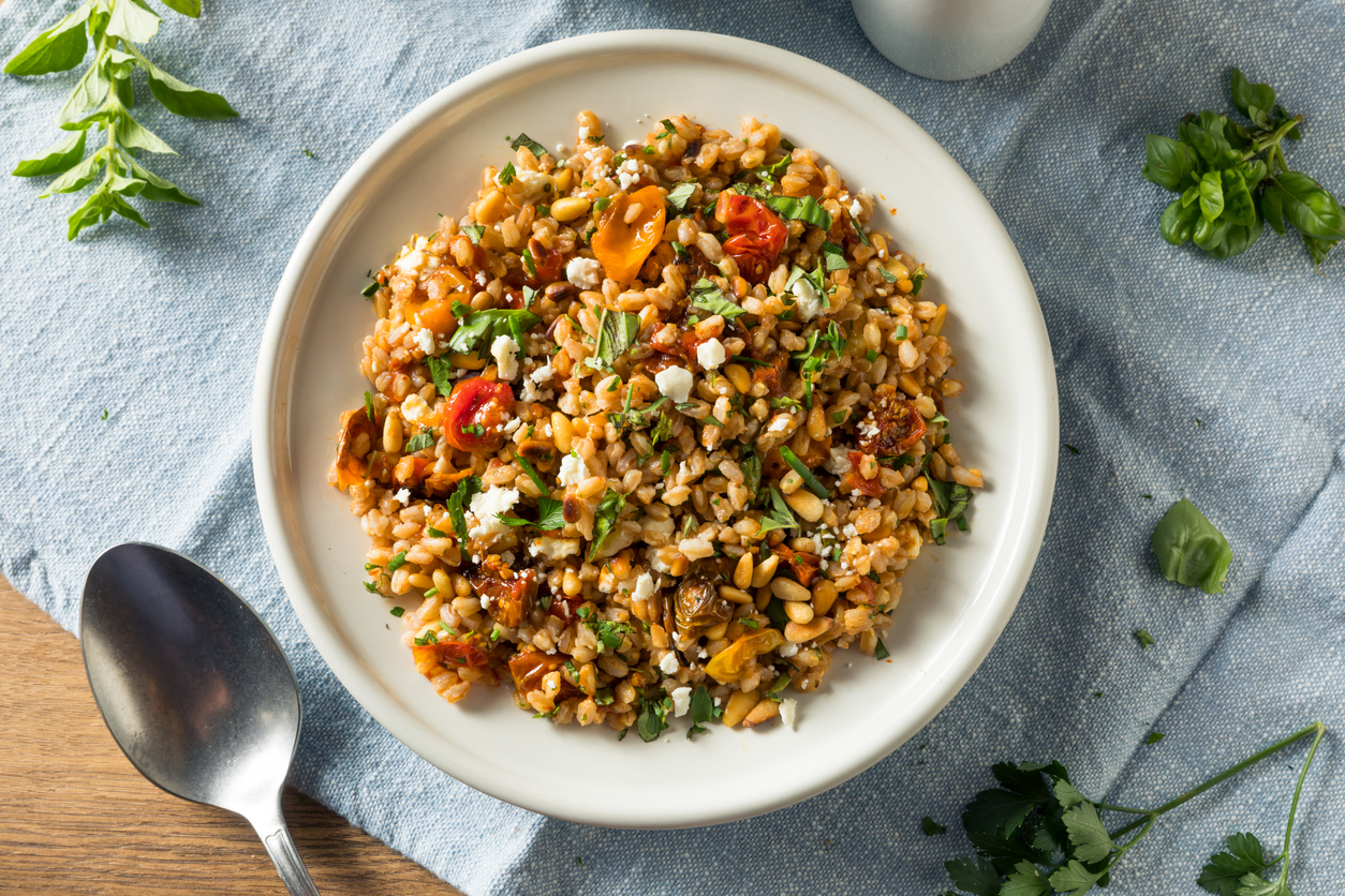 Insalata di farro con verdure