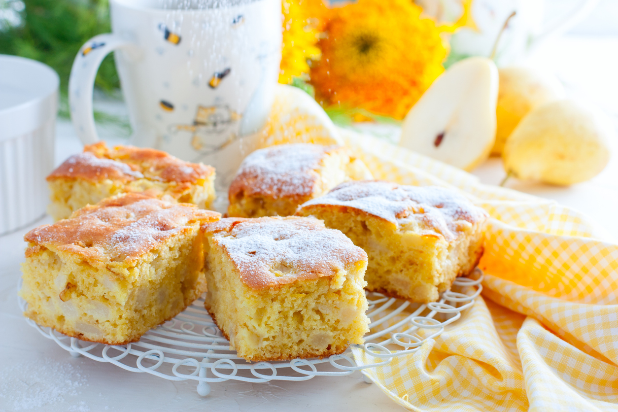 Torta pere e ricotta