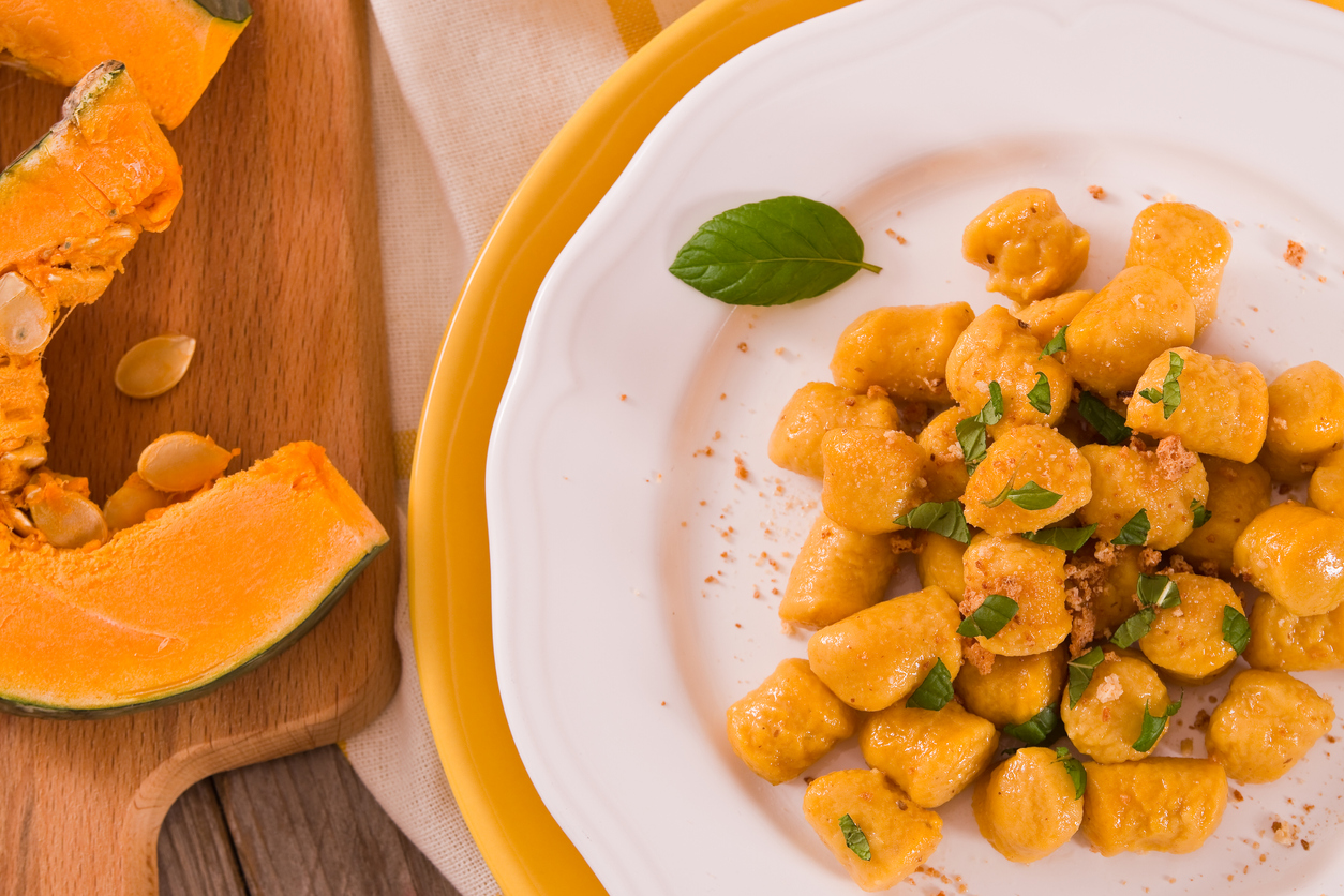 Gnocchi di zucca senza patate