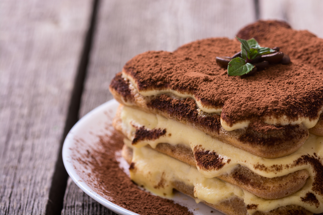 Tiramisù con crema pasticcera