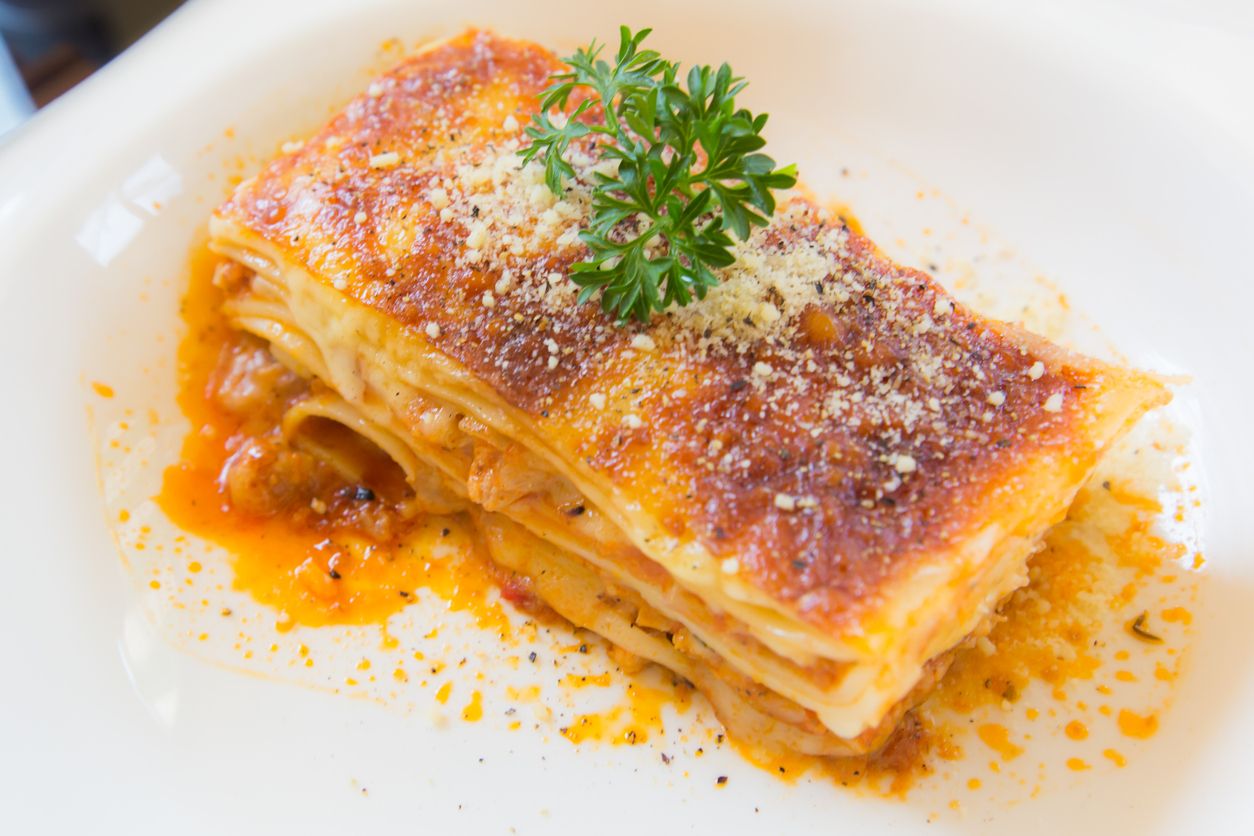 Lasagne zucca e salsiccia