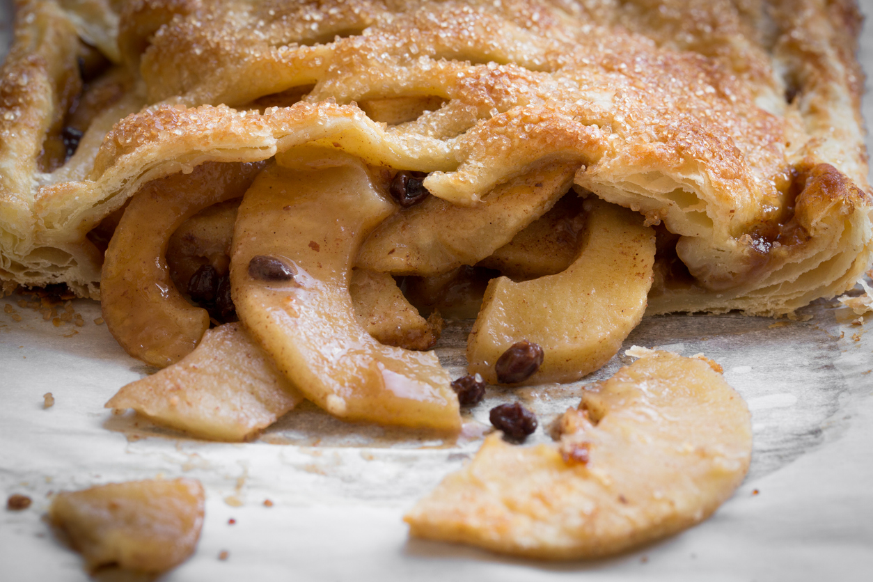 Strudel di mele con pasta sfoglia