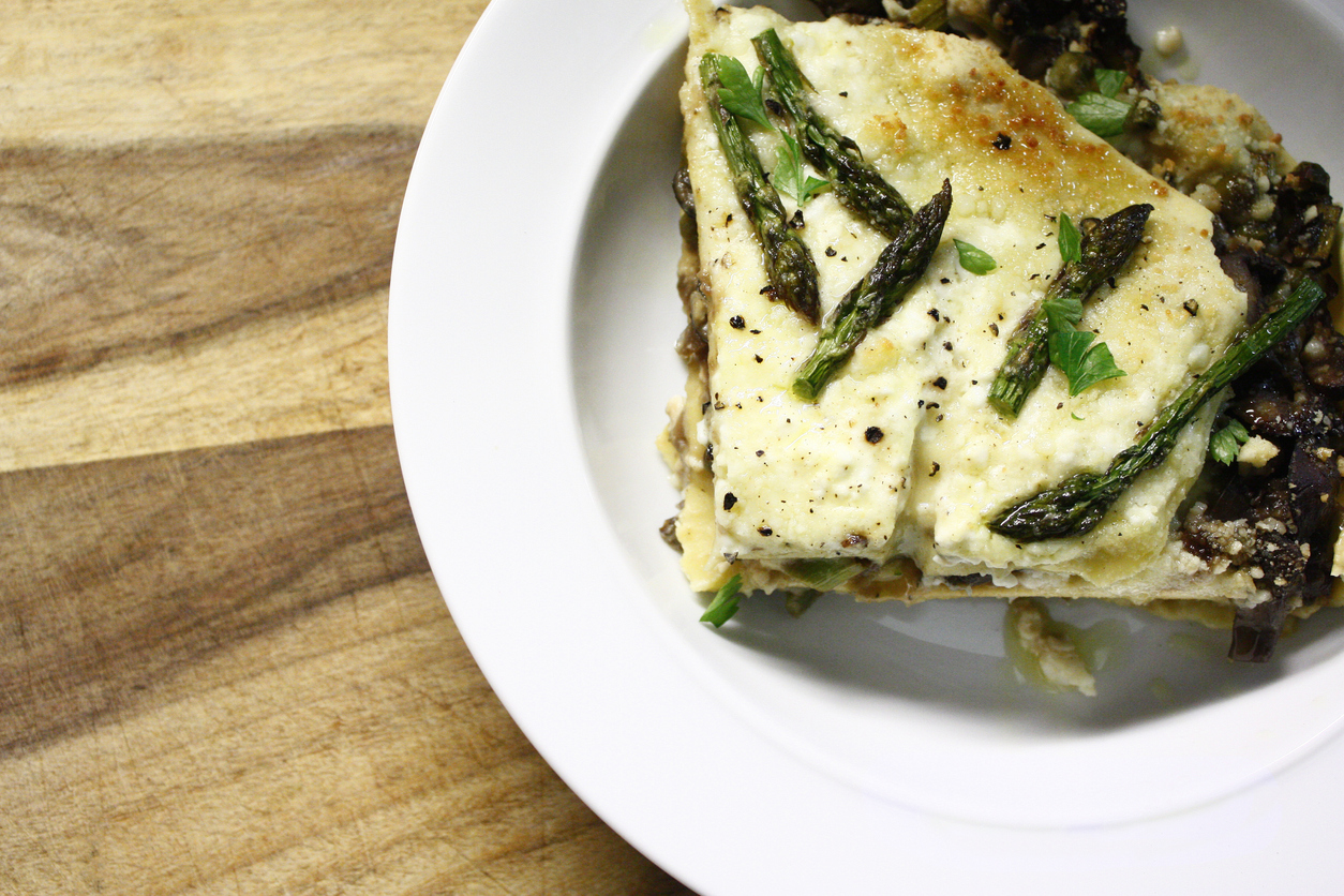 Lasagne asparagi e besciamella