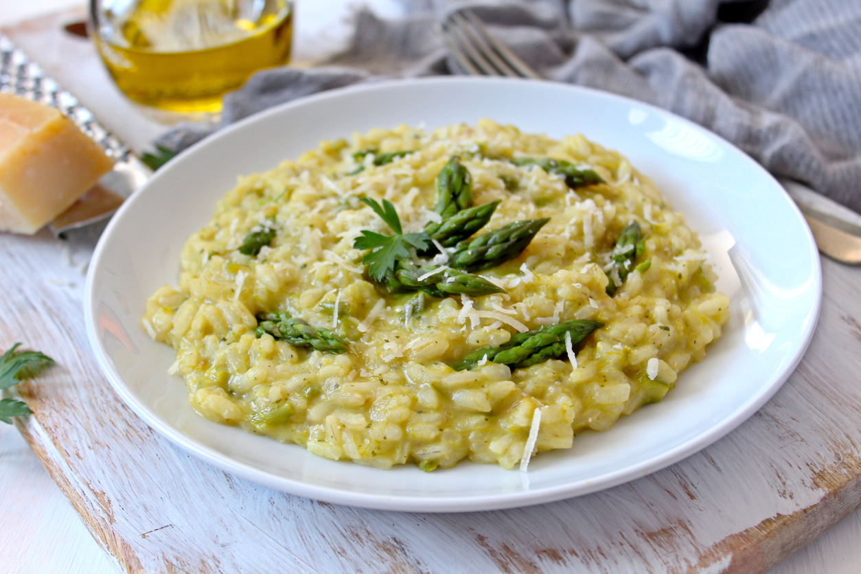 risotto con asparagi cremoso