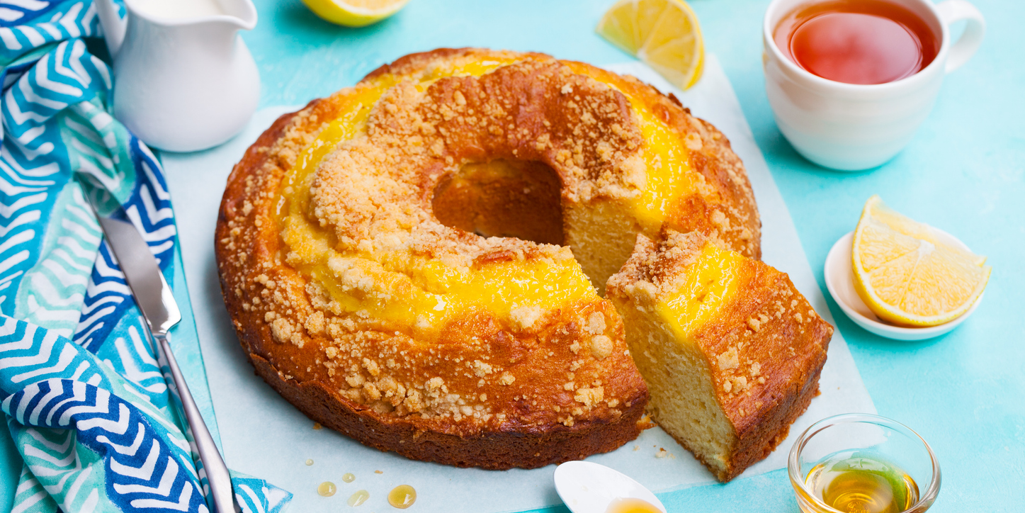 Torta con succo di limone